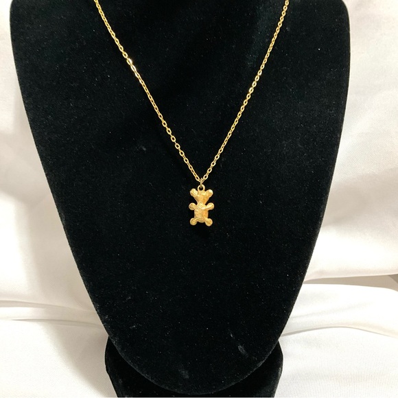 Monarch Collections Teddy Bear Topaz Baby Necklace - Picture 6 of 6